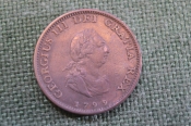 Монета 1 фартинг 1799 год. Farting. Георг III, Великобритания. Монета 1 фартинг 1799 год. Farting. Георг III, Великобритания.