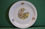 Тарелка фарфоровая детская Тарелка фарфоровая детская