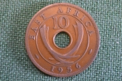 Монета 10 центов 1956 год. Елизавета II. Восточная Африка, East Africa. Монета 10 центов 1956 год. Елизавета II. Восточная Африка, East Africa.
