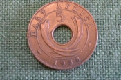 Монета 5 центов 1933 год. Георг V. Восточная Африка, East Africa. Монета 5 центов 1933 год. Георг V. Восточная Африка, East Africa.