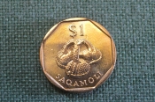 Монета 1 доллар 1997 года. Елизавета II. Сакамоли, Saqamoli. Фиджи, Fiji. Монета 1 доллар 1997 года. Елизавета II. Сакамоли, Saqamoli. Фиджи, Fiji.