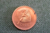 Монета 2 цента 2001 года. Елизавета II. Фиджи, Fiji. Монета 2 цента 2001 года. Елизавета II. Фиджи, Fiji.