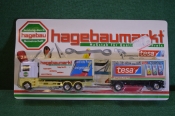 Машинка, модель. Грузовик, фура. Hagebaumarkt Реклама. Блистер. Китай по заказу, Германия Машинка, модель. Грузовик, фура. Hagebaumarkt Реклама. Блистер. Китай по заказу, Германия