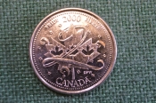 Монета 25 центов 2000 год. Миллениум, гордость. Елизавета II. Canada, Канада. Монета 25 центов 2000 год. Миллениум, гордость. Елизавета II. Canada, Канада.