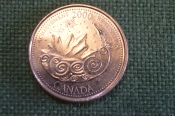 Монета 25 центов 2000 год. Миллениум, Достижения. Елизавета II. Canada, Канада. Монета 25 центов 2000 год. Миллениум, Достижения. Елизавета II. Canada, Канада.