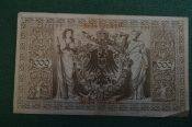 Бона, банкнота 1000 марок 1910 год. Одна тысяча. Рейхсбанкнота. Германская империя, Германия. #2 Бона, банкнота 1000 марок 1910 год. Одна тысяча. Рейхсбанкнота. Германская империя, Германия. #2