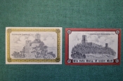 Нотгельд, бона 10, 25 пфеннигов 1920 год (2 штуки). Город Escartsberga Эккартсберга, Германия. Нотгельд, бона 10, 25 пфеннигов 1920 год (2 штуки). Город Escartsberga Эккартсберга, Германия.