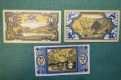 Нотгельд, бона 10, 20, 25 пфеннигов 1921 год (3 шт.). Город Konigssee, Кенигзее. Германия. Нотгельд, бона 10, 20, 25 пфеннигов 1921 год (3 шт.). Город Konigssee, Кенигзее. Германия.