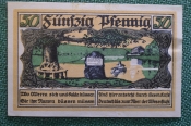 Нотгельд, бона 50 пфеннигов 1921 год. Город Munden, Мюнден. Инженеры, металлурги. Веймар, Германия. Нотгельд, бона 50 пфеннигов 1921 год. Город Munden, Мюнден. Инженеры, металлурги. Веймар, Германия.