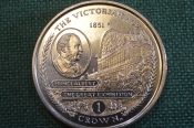 Монета 1 крона 2001 года. Викторианский век. Выставка, Принц Альберт. Гибралтар, Gibraltar. Монета 1 крона 2001 года. Викторианский век. Выставка, Принц Альберт. Гибралтар, Gibraltar.