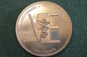 Монета 2 кроны 2005 года. One crown. 60 лет победы в Европе. Остров Найтингейл. Nightingale Island. Монета 2 кроны 2005 года. One crown. 60 лет победы в Европе. Остров Найтингейл. Nightingale Island.