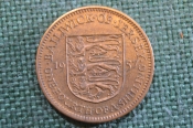 Монета 1/4 шиллинга 1957 года. One fourth. Джерсийский фунт. Джерси, Bailiwick of Jersey. Елизавета Монета 1/4 шиллинга 1957 года. One fourth. Джерсийский фунт. Джерси, Bailiwick of Jersey. Елизавета