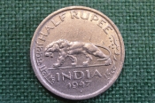 Монета 1/2 рупии 1947 года. Half rupee. Британская Индия, India. Георг VI. Монета 1/2 рупии 1947 года. Half rupee. Британская Индия, India. Георг VI.