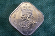 Монета 10 шиллингов 1966 года. Ten shillings. Король Вильям I. Гернси, Guernsey. Елизавета II. Монета 10 шиллингов 1966 года. Ten shillings. Король Вильям I. Гернси, Guernsey. Елизавета II.