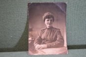 Фотография . Девушка воин РККА. Авиагарнизон. Сталинабад. Душанбе. Авиация. СССР. 1944 год. Фотография . Девушка воин РККА. Авиагарнизон. Сталинабад. Душанбе. Авиация. СССР. 1944 год.