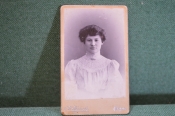 Фотография старинная. Девушка. Мода. Фото Иванова. Казань. Царская Россия. 1908 год. #1 Фотография старинная. Девушка. Мода. Фото Иванова. Казань. Царская Россия. 1908 год. #1