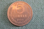 Монета 5 копеек 1986 года. Погодовка СССР. Монета 5 копеек 1986 года. Погодовка СССР.
