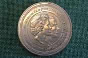 Монета 1 крона 1984 года. Конференция стран Содружества. Парный портрет. Isle of Man. Остров Мэн. Монета 1 крона 1984 года. Конференция стран Содружества. Парный портрет. Isle of Man. Остров Мэн.