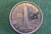 Монета 10 пенсов 2006 года. Lighthouse Chicken Rock. Ten. Елизавета II. Isle of Man. Остров Мэн. Монета 10 пенсов 2006 года. Lighthouse Chicken Rock. Ten. Елизавета II. Isle of Man. Остров Мэн.