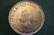 Монета 5 шиллингов 1952 год. 1652-1952, 300 лет Кейптауну. South Africa. Серебро. Георг VI. ЮАР. Монета 5 шиллингов 1952 год. 1652-1952, 300 лет Кейптауну. South Africa. Серебро. Георг VI. ЮАР.