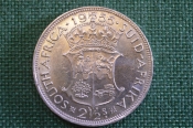 Монета 2 1/2 шиллинга 1955 год. South Africa. Suid-Afrika. 2,5 shillings. Серебро. Елизавета II. ЮАР Монета 2 1/2 шиллинга 1955 год. South Africa. Suid-Afrika. 2,5 shillings. Серебро. Елизавета II. ЮАР