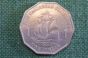 Монета 1 доллар 1989 год. East Caribbean States. One Dollar. Восточные Карибы. Елизавета II. Монета 1 доллар 1989 год. East Caribbean States. One Dollar. Восточные Карибы. Елизавета II.
