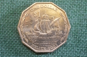 Монета 1 доллар 2003 год. One Dollar. One dollar. Belize 2003. Елизавета II. Белиз. Монета 1 доллар 2003 год. One Dollar. One dollar. Belize 2003. Елизавета II. Белиз.