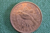 Монета 1 пенни One Penny 1951 год. Георг VI. New Zealand. Новая Зеландия. Монета 1 пенни One Penny 1951 год. Георг VI. New Zealand. Новая Зеландия.