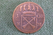 Монета 1 эре оре 1724 года. Медь. Швеция. Монета 1 эре оре 1724 года. Медь. Швеция.