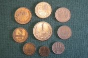 Монеты советские 1982 год. 1 рубль, 50 20 10 5 копеек, 3 2 1 копейки. Годовой набор, погодовка СССР. Монеты советские 1982 год. 1 рубль, 50 20 10 5 копеек, 3 2 1 копейки. Годовой набор, погодовка СССР.