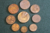 Монеты советские 1981 год. 1 рубль, 50 20 10 5 копеек, 3 2 1 копейки. Годовой набор, погодовка СССР. Монеты советские 1981 год. 1 рубль, 50 20 10 5 копеек, 3 2 1 копейки. Годовой набор, погодовка СССР.