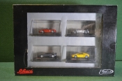 Модель, автомобиль Ламборджини Порш. Lamborghini Porsche. Набор 4 шт. Металл, масштаб 1:87 Schuko. Модель, автомобиль Ламборджини Порш. Lamborghini Porsche. Набор 4 шт. Металл, масштаб 1:87 Schuko.