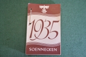 Календарь, ежедневник, блокнот для записей на 1935 год. Soennecken. Рейх, Германия. #K6 Календарь, ежедневник, блокнот для записей на 1935 год. Soennecken. Рейх, Германия. #K6