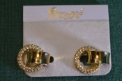 Серьги клипсы дизайнерские. Grosse. Christian Dior. Винтаж. Германия. #U 1 9 Серьги клипсы дизайнерские. Grosse. Christian Dior. Винтаж. Германия. #U 1 9