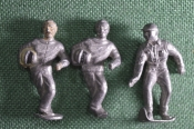 Оловянные фигурки. Бейсболисты Спортсмены. Лот 3 фигурки. Европа. Оловянные фигурки. Бейсболисты Спортсмены. Лот 3 фигурки. Европа.