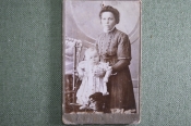 Фотография женщины с ребенком. Фотография Герасимова. Царская Россия. Фотография женщины с ребенком. Фотография Герасимова. Царская Россия.